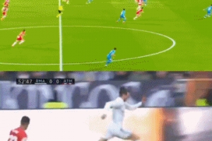 皇家7号😂安东尼凌空端射vsC罗后点凌空抽射 只能说一模一样？