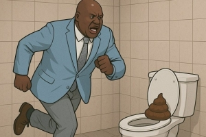 💩奥尼尔屎到临头狂奔！美网友：这辈子都没见他跑那么快！