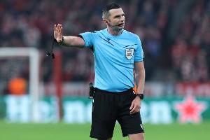 足总杯半决赛裁判：奥利弗执法森林vs曼城 泰勒执法水晶宫vs维拉