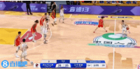 探囊取物！张镇麟摆脱防守顺下接球 转身面对空篮双手暴扣