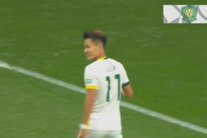 这球帅呆！林良铭穿裆过人+内切搓射远角破门，国安2-1反超海港