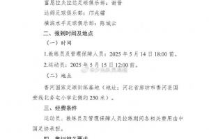 足协公布U16国足名单，内容显示谢晋留洋富恩拉夫拉达